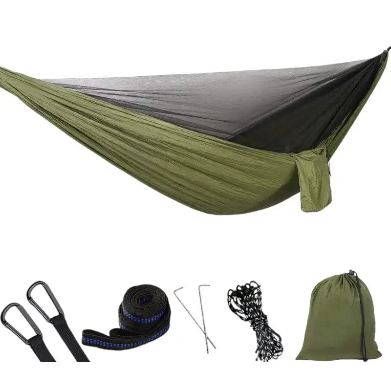 Hamac avec moustiquaire bivouac compact