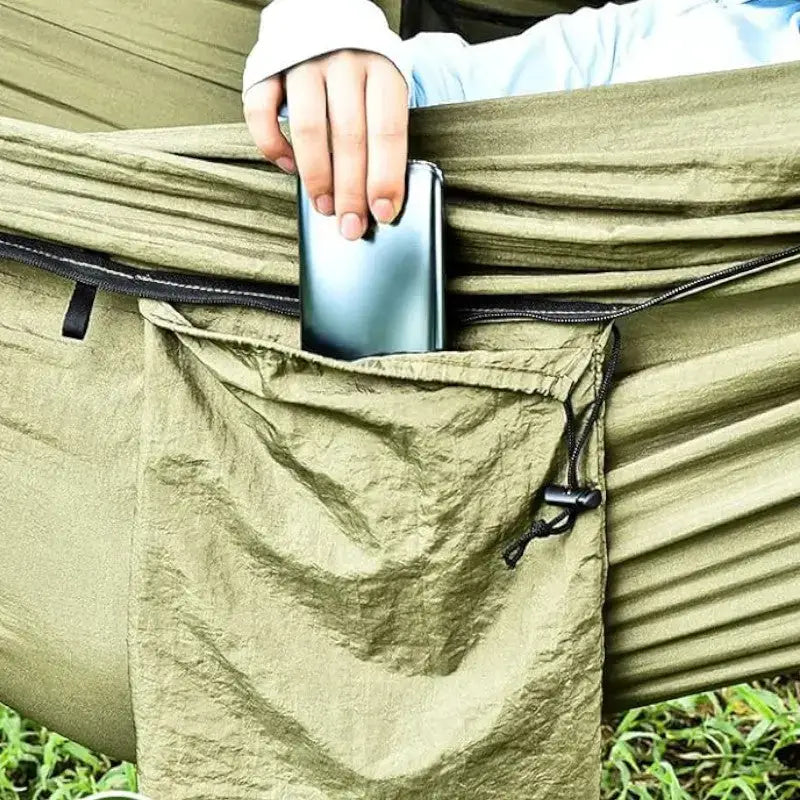 Hamac avec moustiquaire bivouac compact