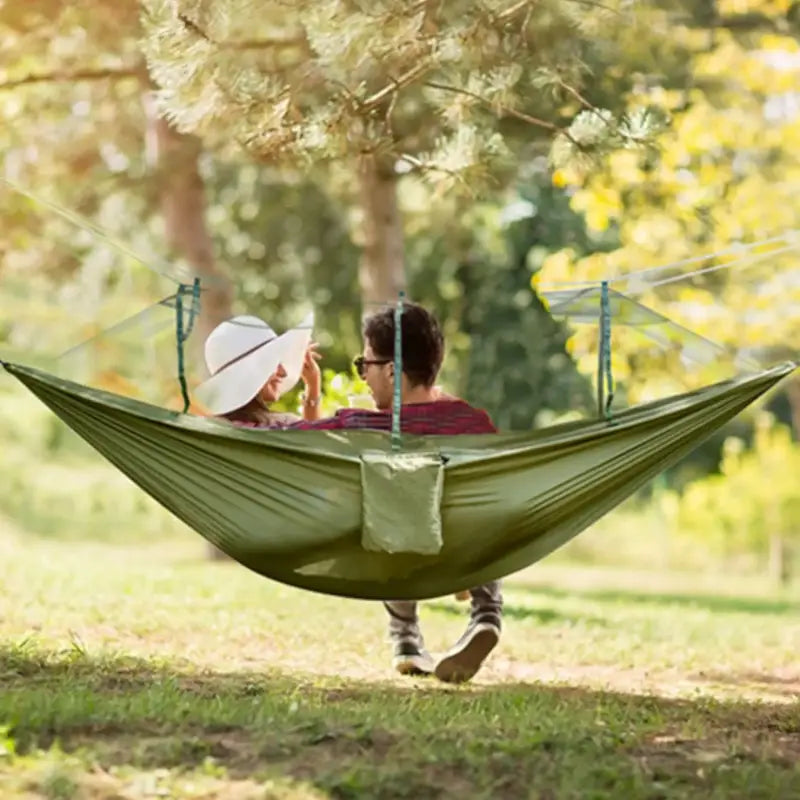 Hamac avec moustiquaire camping haute qualité