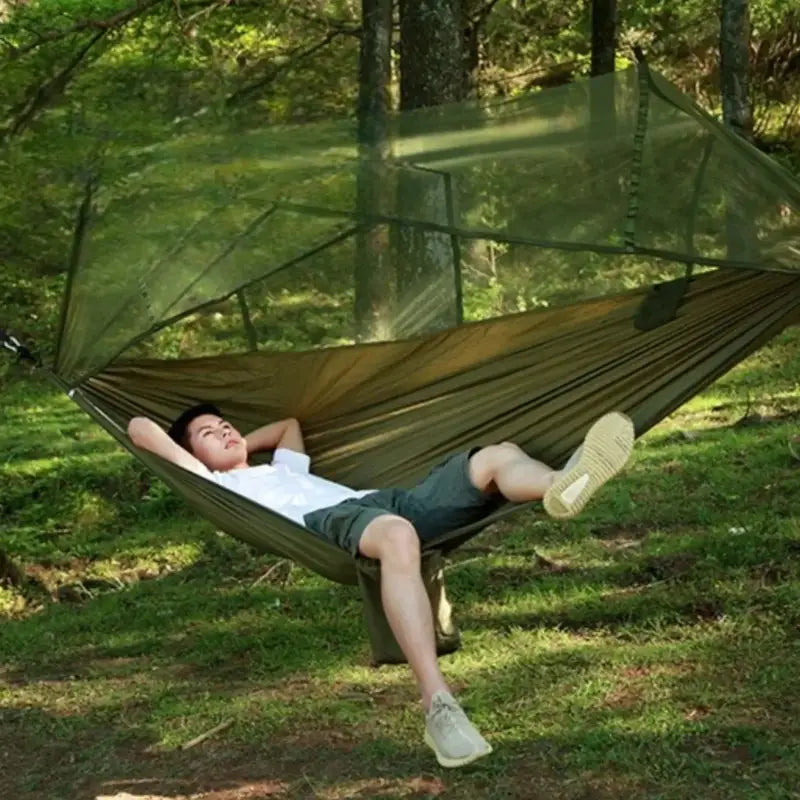 Hamac avec moustiquaire camping haute qualité