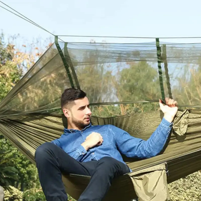 Hamac avec moustiquaire camping haute qualité