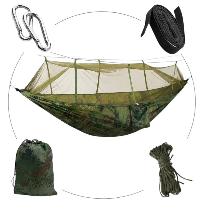 Hamac et moustiquaire léger expédition