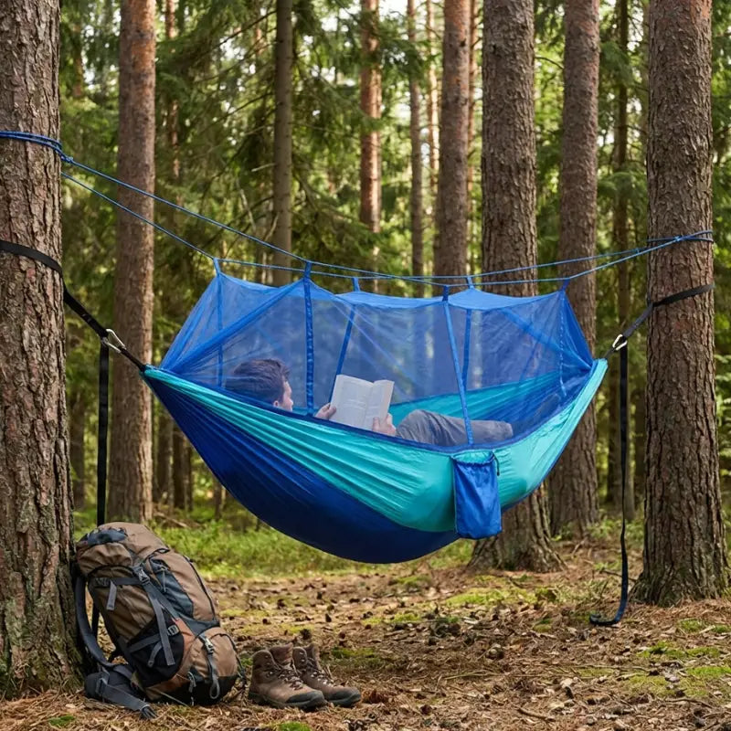 Hamac et moustiquaire léger expédition