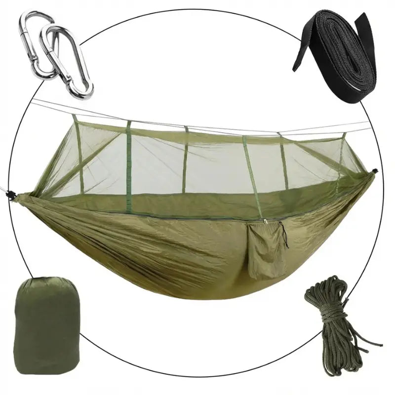 Hamac et moustiquaire léger expédition