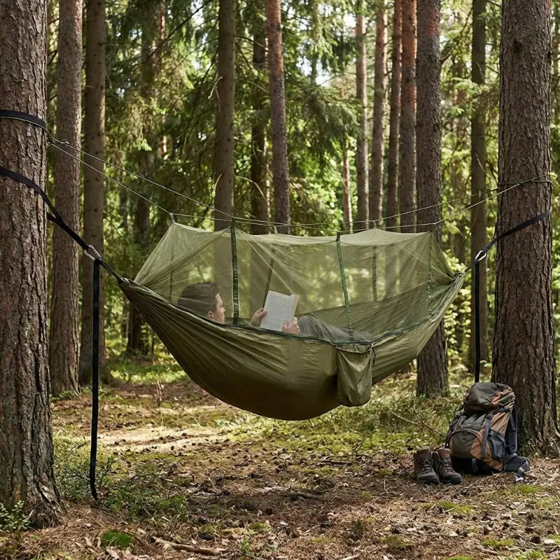 Hamac et moustiquaire léger expédition