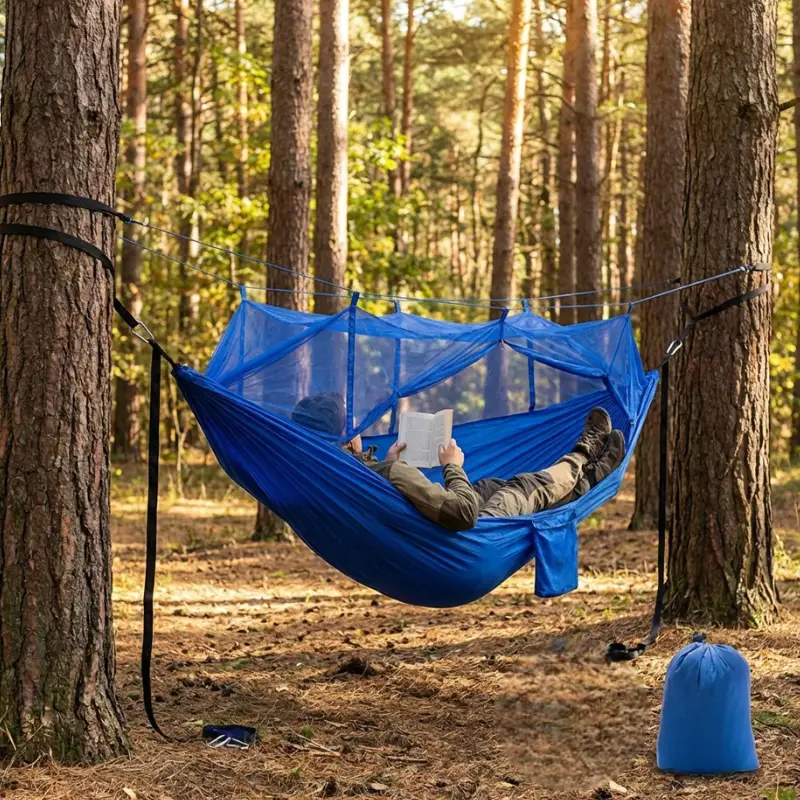 Hamac et moustiquaire léger expédition