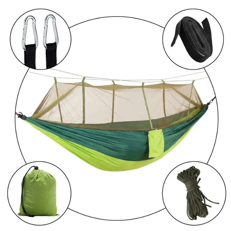 Hamac et moustiquaire léger expédition