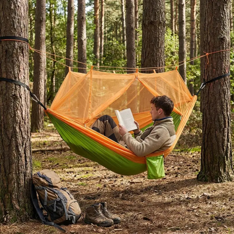 Hamac et moustiquaire léger expédition