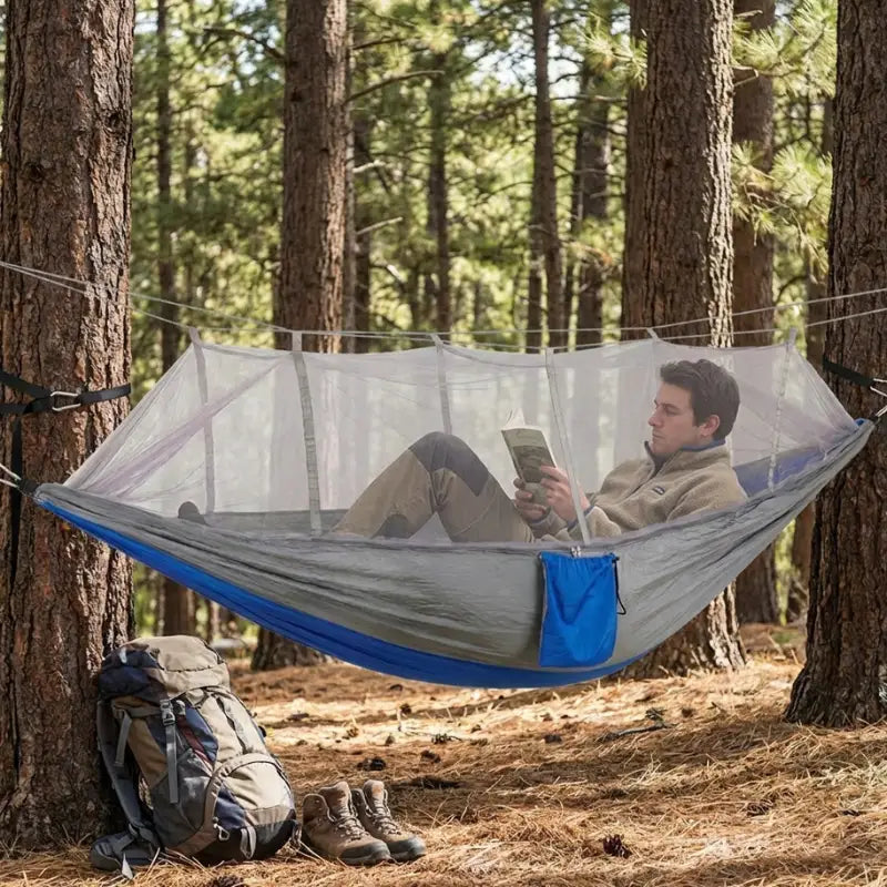 Hamac et moustiquaire léger expédition