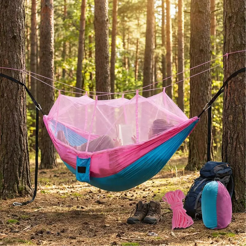 Hamac et moustiquaire léger expédition