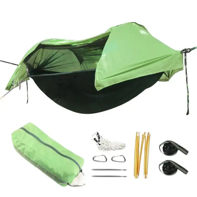 Hamac tente moustiquaire orange outdoor
