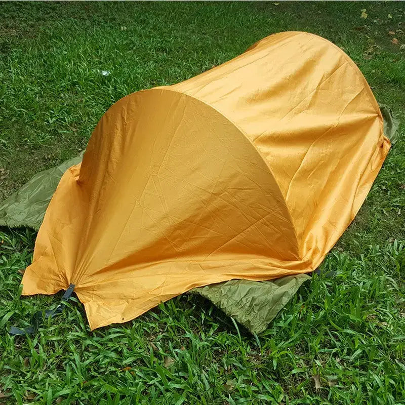 Hamac tente moustiquaire orange outdoor