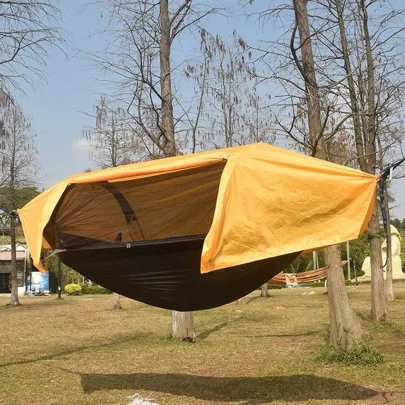 Hamac tente moustiquaire orange outdoor