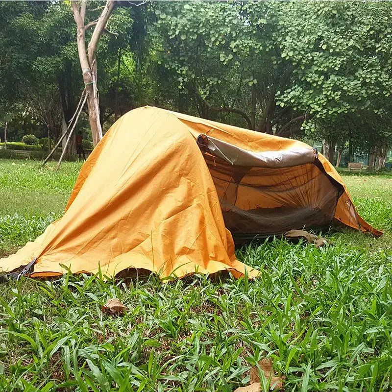 Hamac tente moustiquaire orange outdoor