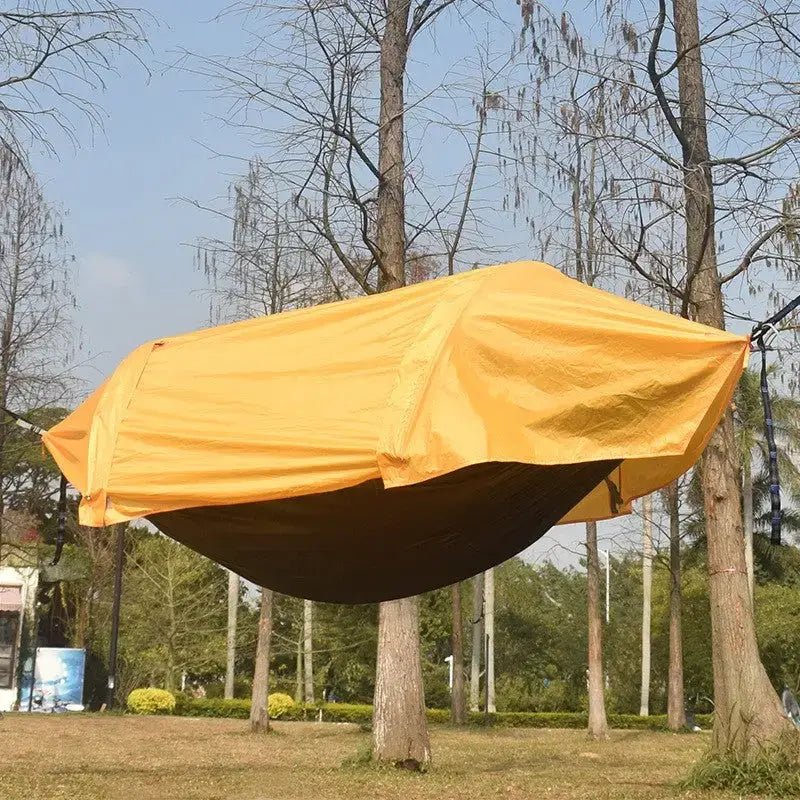 Hamac tente moustiquaire orange outdoor