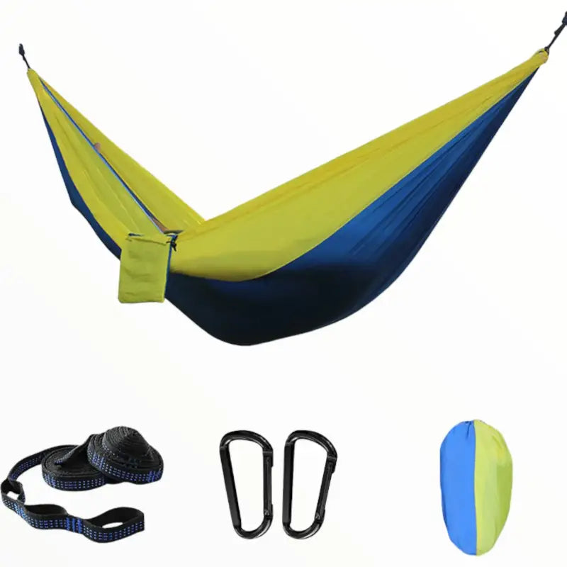 Hamac toile parachute bicolore 200kg max