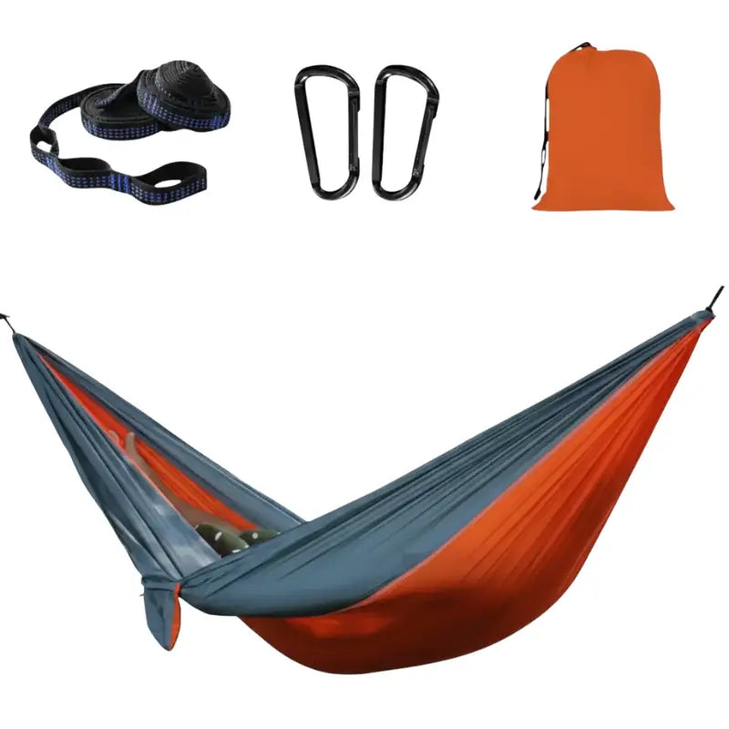 Hamac toile parachute bicolore 200kg max