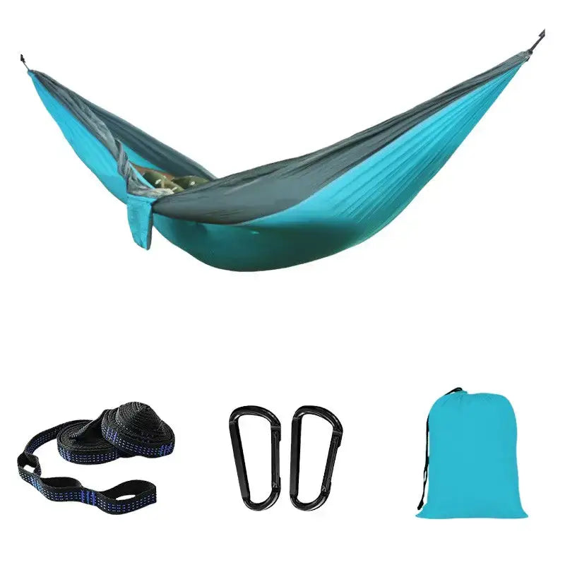 Hamac toile parachute bicolore 200kg max