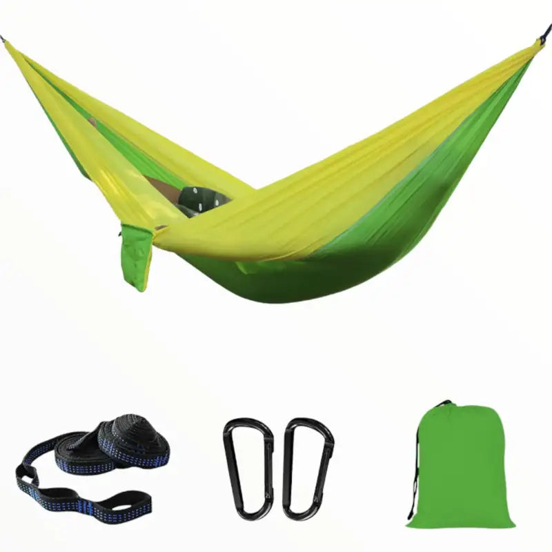 Hamac toile parachute bicolore 200kg max