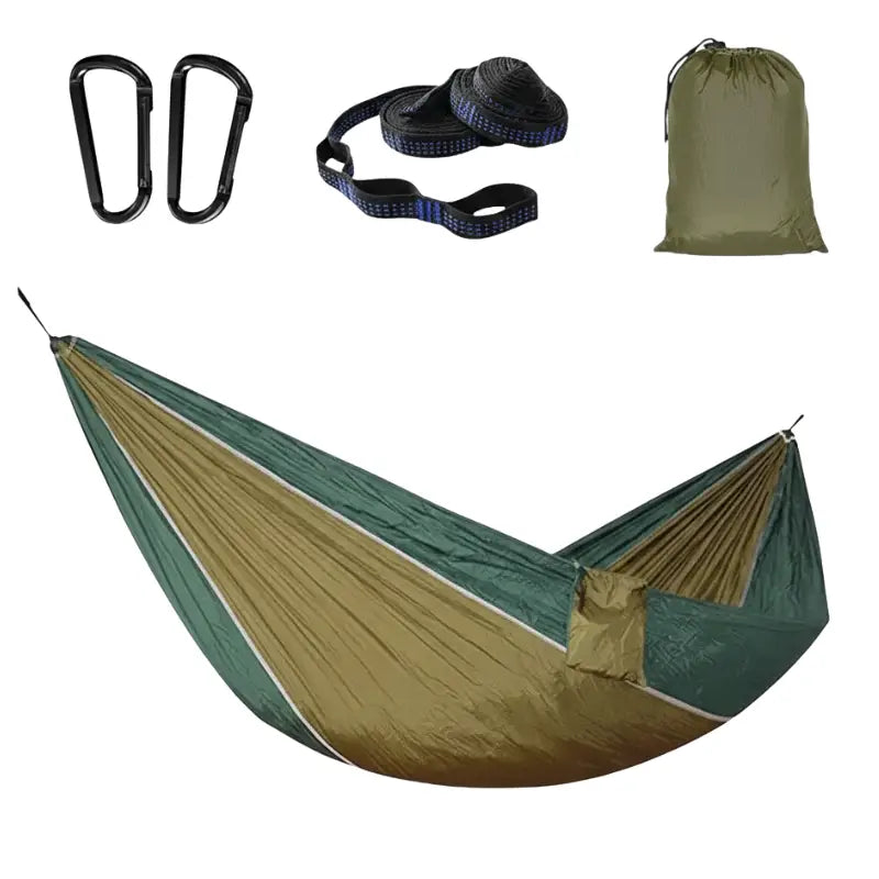 Hamac toile parachute bicolore 200kg max