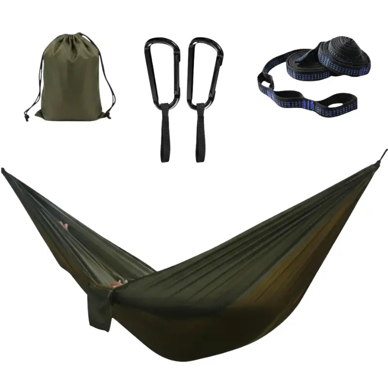 Hamac toile parachute bicolore 200kg max