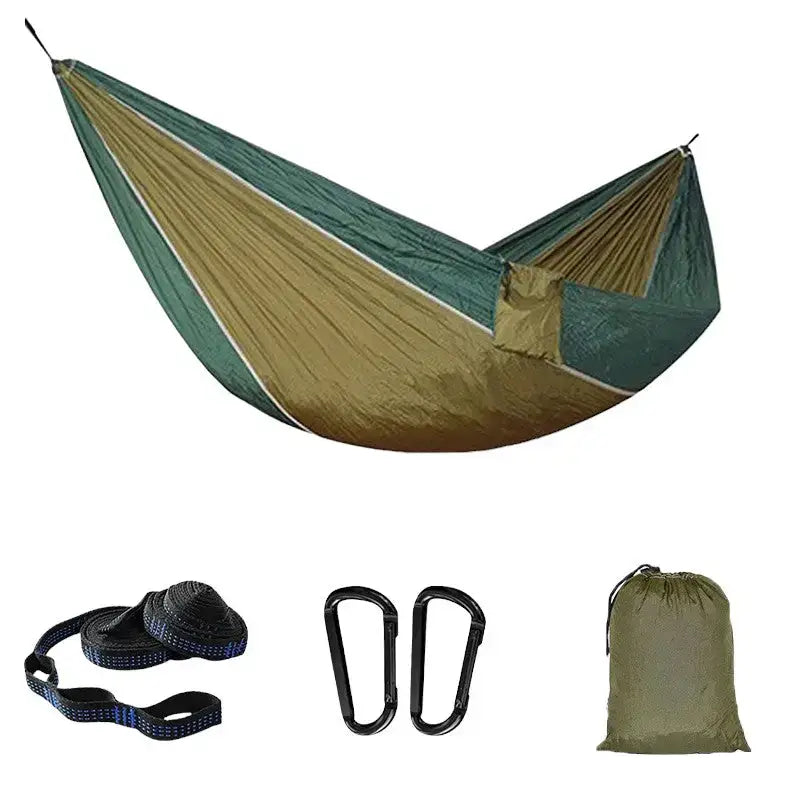 Hamac toile parachute bicolore 200kg max