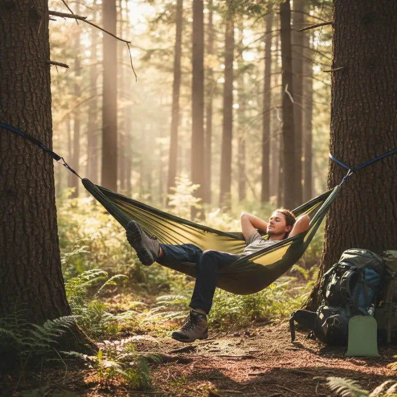 Hamac toile parachute solide coloris variés