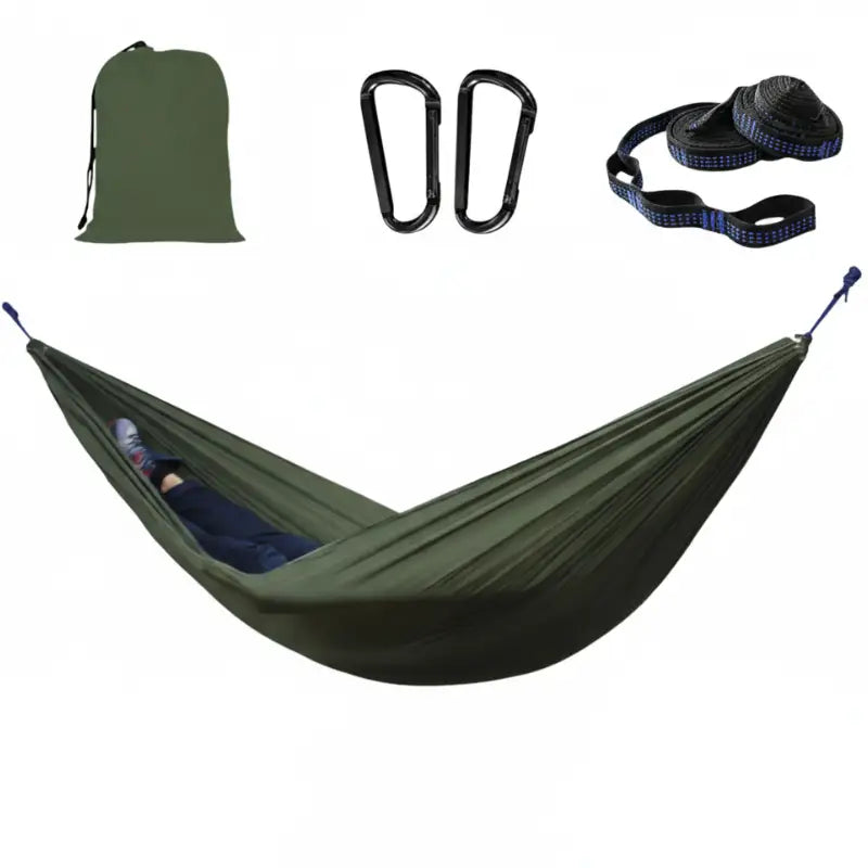 Hamac toile parachute solide coloris variés