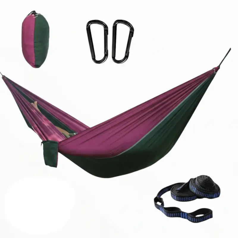 Hamac toile parachute solide coloris variés