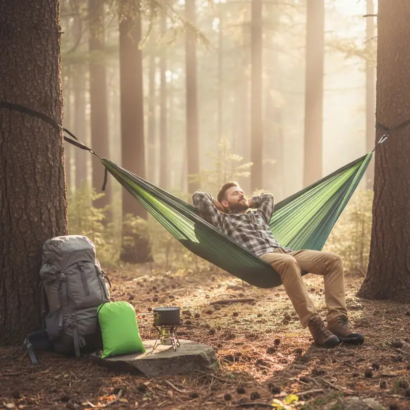 Hamac toile parachute solide coloris variés