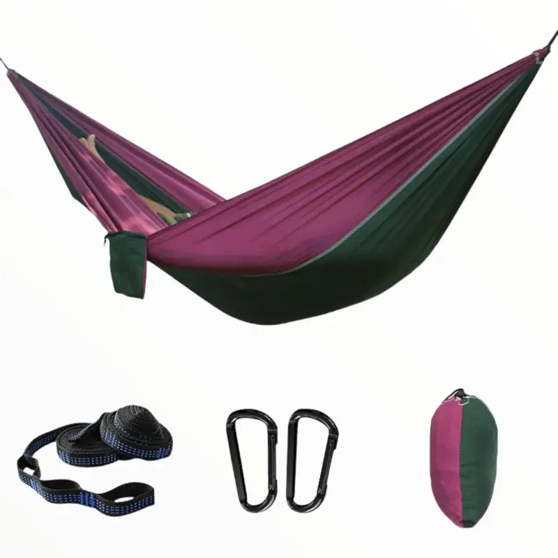 Hamac toile parachute solide coloris variés