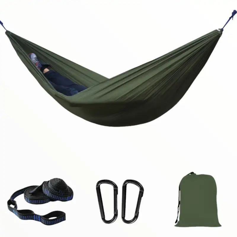 Hamac toile parachute solide coloris variés