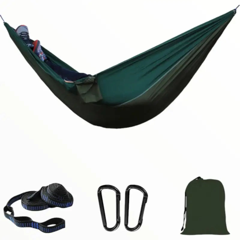 Hamac toile parachute solide coloris variés