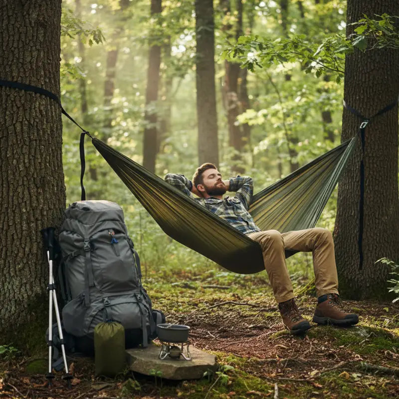 Hamac toile parachute solide coloris variés