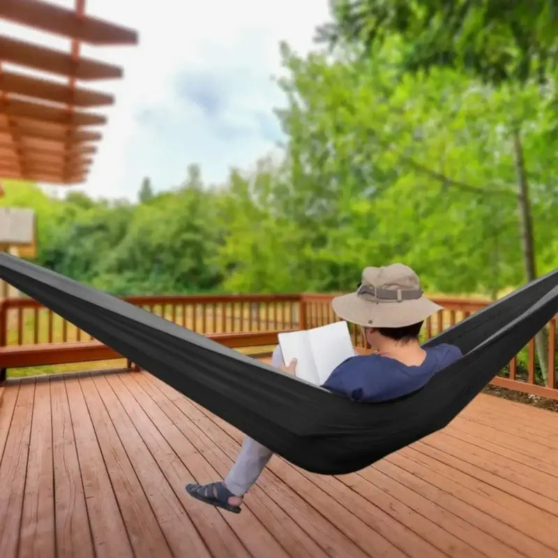 Hamac voyage compact parachute