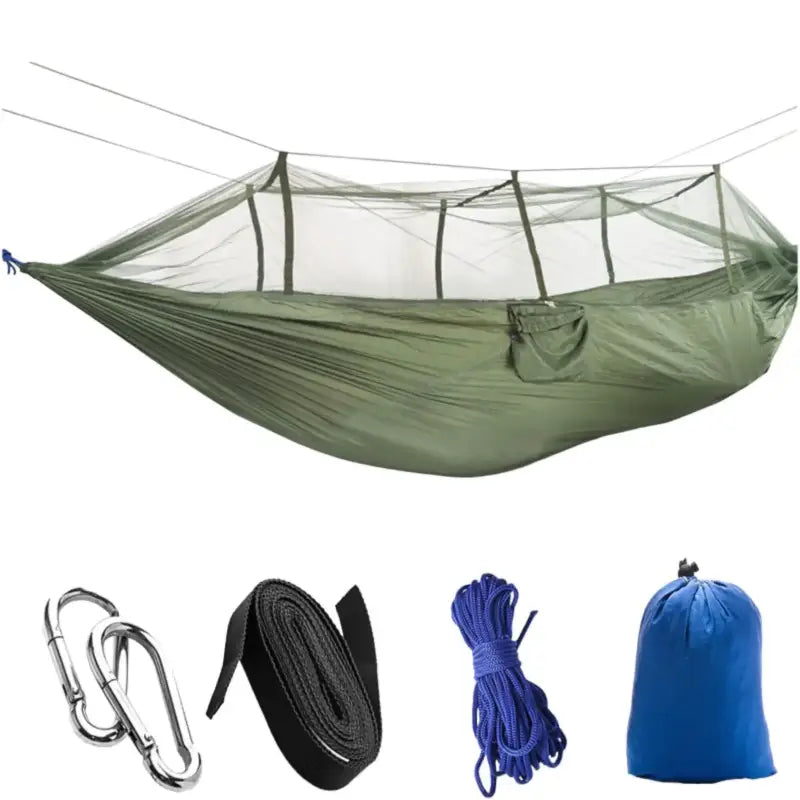 Hamac voyage moustiquaire nature