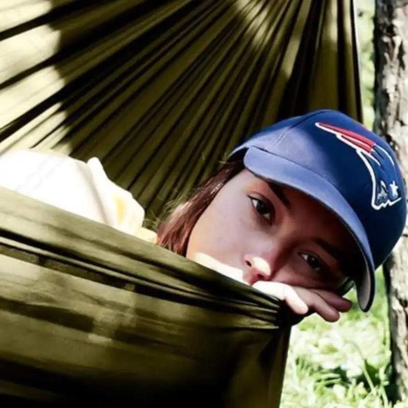 Hamac voyage moustiquaire nature