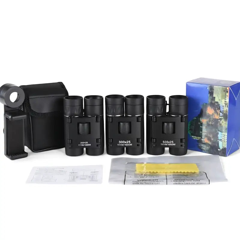 Jumelles randonnée compactes 8x25 prisme bak4