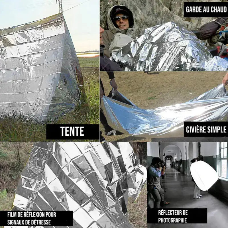 Kit survie camping outils multifonctions
