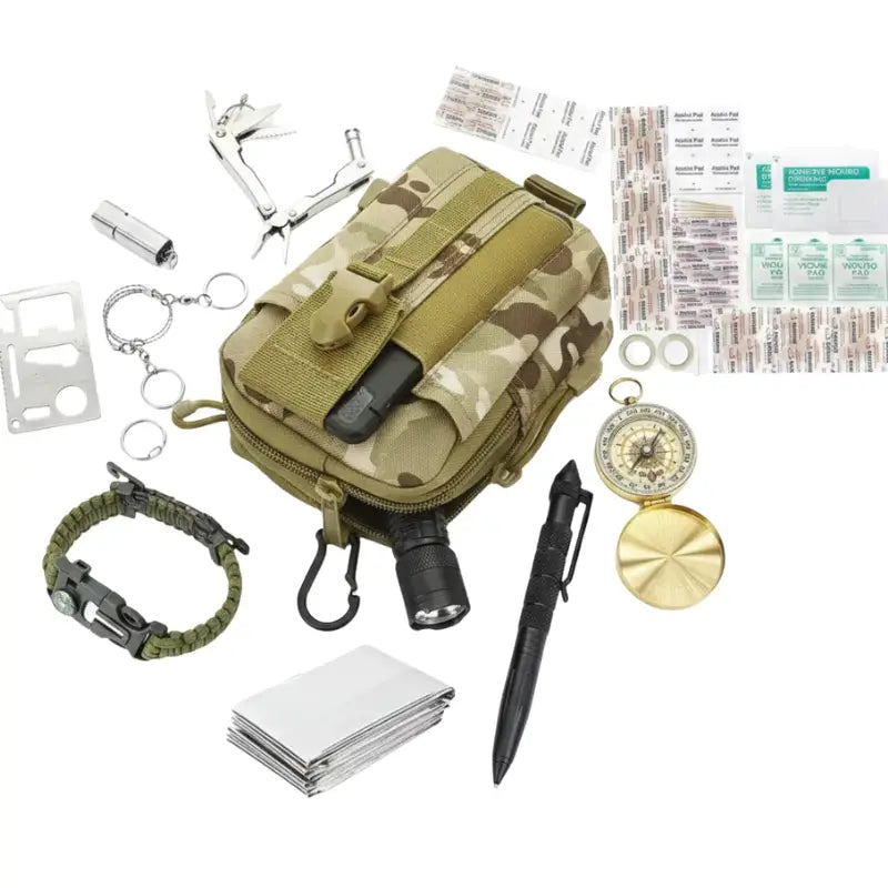 Kit survie désert outils premiers secours
