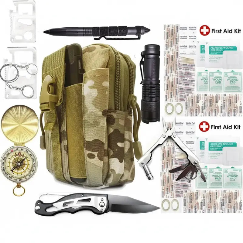 Kit survie désert outils premiers secours