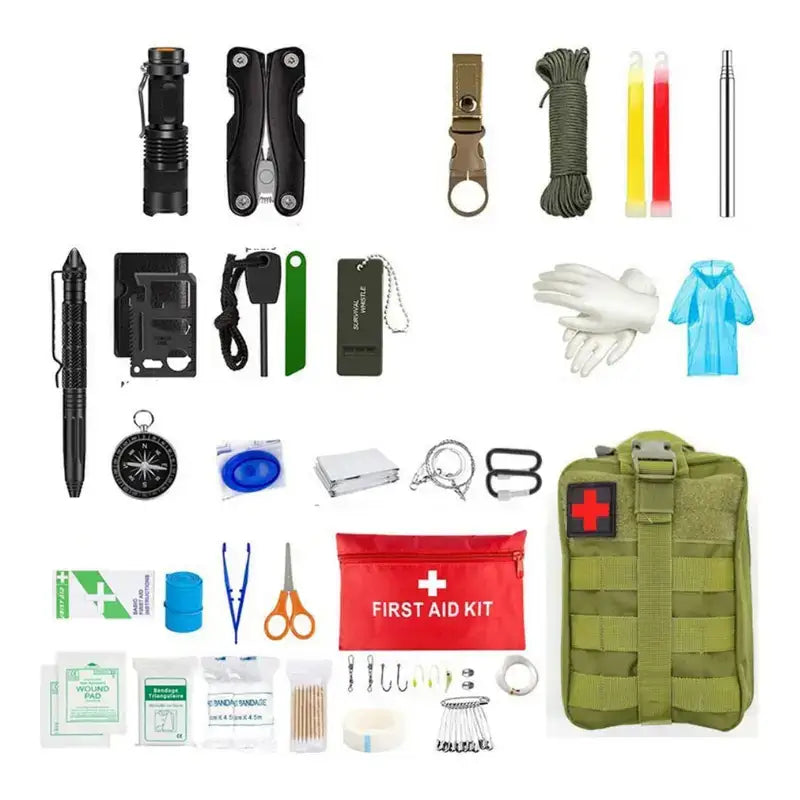 Kit survie outils basiques outdoor