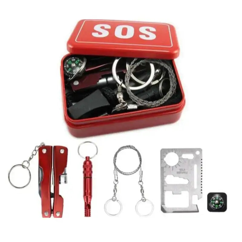 Kit survie randonnée outils basiques