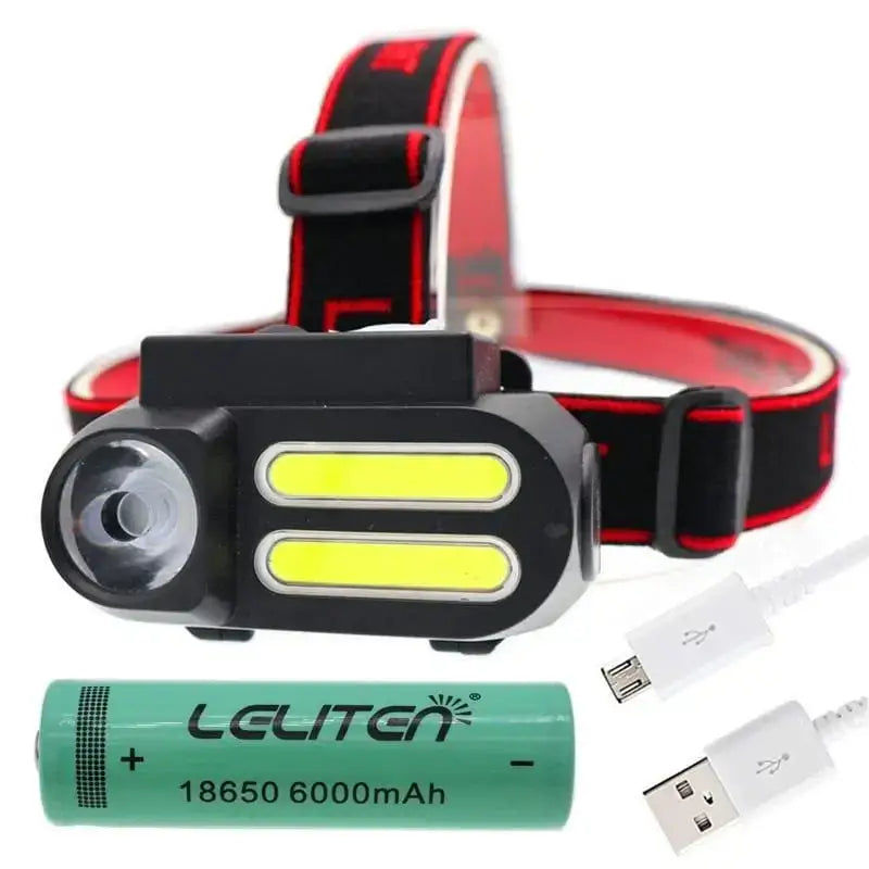 Lampe frontale abs camping basique