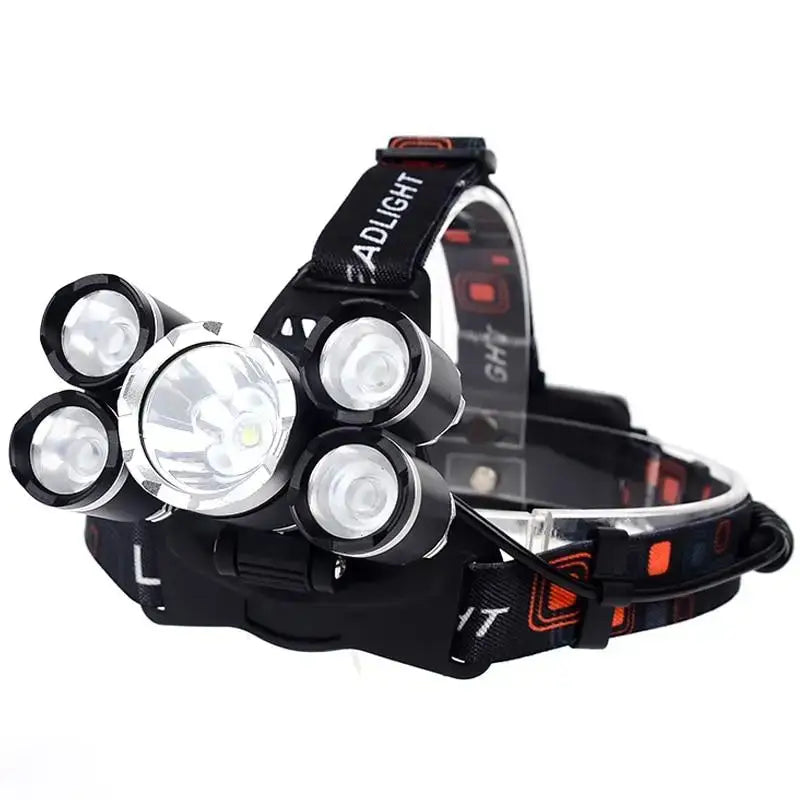 Lampe frontale puissante multi-led