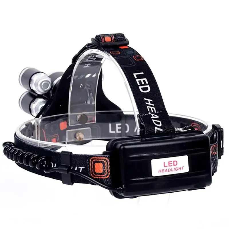 Lampe frontale puissante multi-led