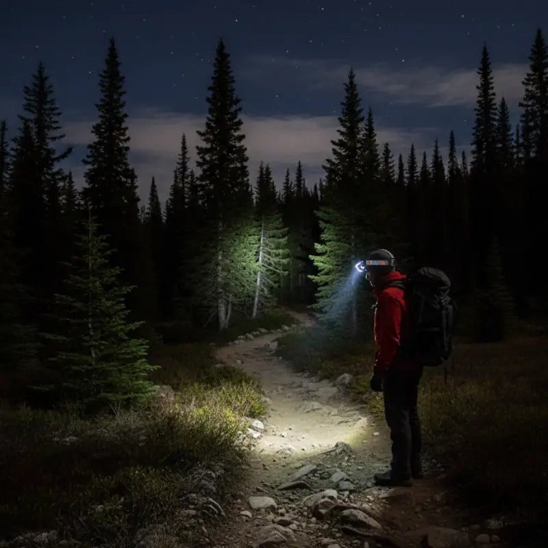 Lampe frontale rechargeable 4000 lumens