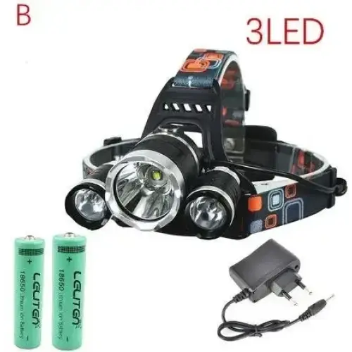 Lampe frontale rechargeable 4000 lumens