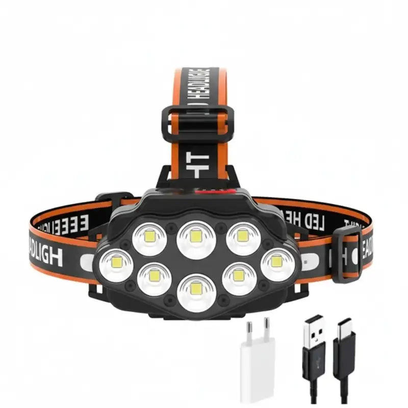 Lampe frontale rechargeable polyvalente outdoor