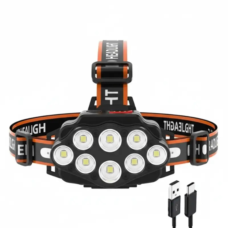 Lampe frontale rechargeable polyvalente outdoor